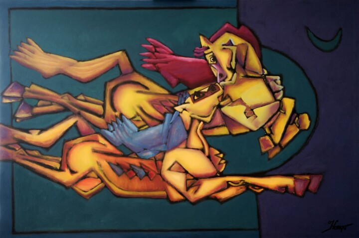 绘画,  39.4x59.1 in 