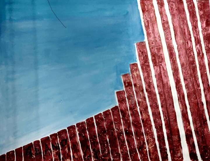 CITY ABSTRACTION-3 绘画, 30x40 in
