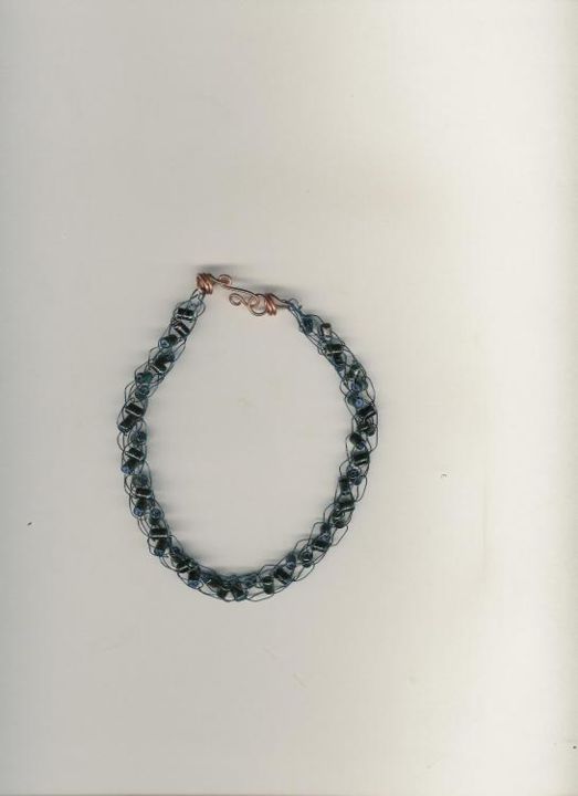 "Knitted Wire Blue C…" başlıklı Artcraft Bridget Becker tarafından, Orijinal sanat