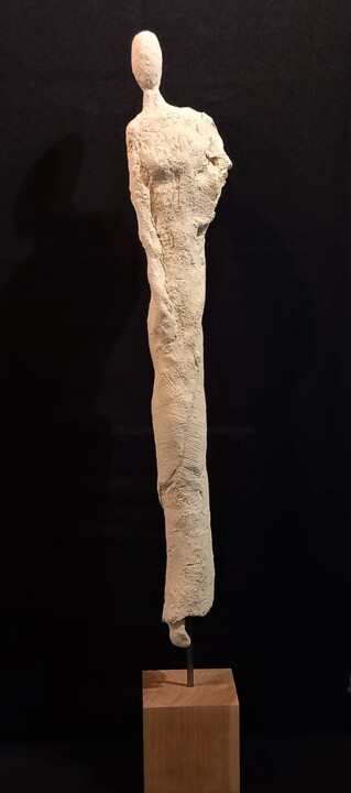 Sculptuur getiteld "Passager #9" door Murielle Huvé-Lejeune, Origineel Kunstwerk, Keramiek
