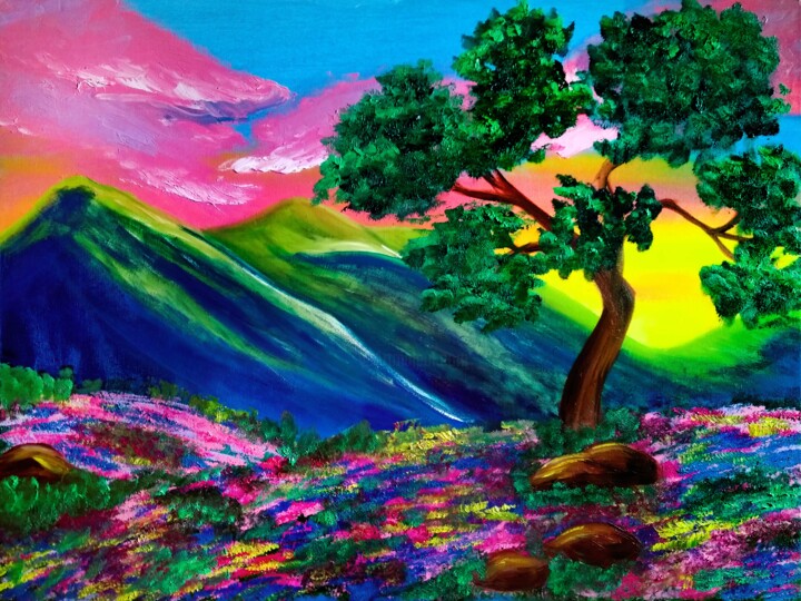 Landscape Art Painting 印花与版画