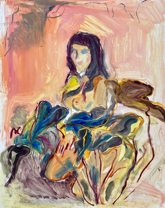 Fatma 绘画, 24.8x19.7 in