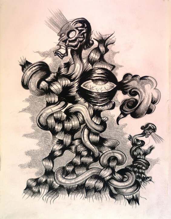 Croquis Nahash 图画, 12.6x9.5 in