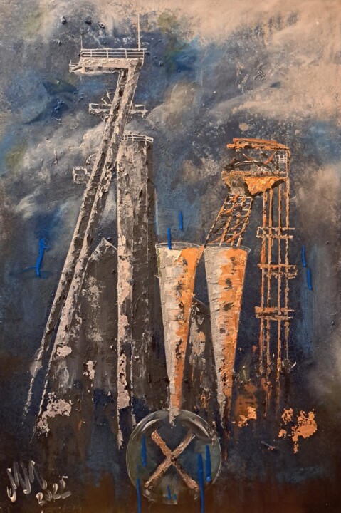 "Black Celebration" 绘画, 39.4x27.6 in