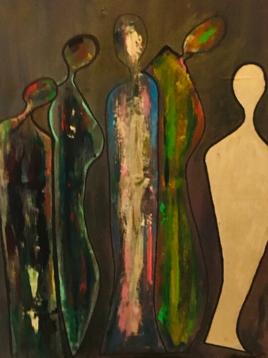Unit #1009 “Brother & Sisters” 绘画, 30x24 in