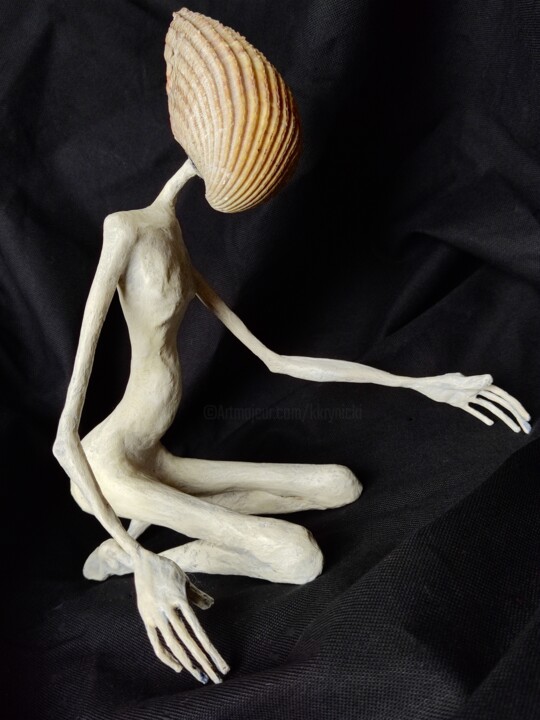 Aliéné (6) 雕塑, 7.9x6.7 in