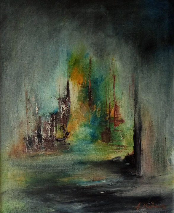 Pintura titulada "Malm 6" por Malm, Obra de arte original, Acrílico Montado en Bastidor de camilla de madera