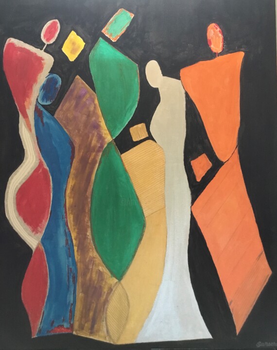 Unit #1025. “Friends of Vero” 绘画, 30x24 in