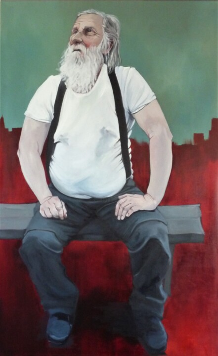 "Nous n'avions pas f…" başlıklı Tablo Hélène Lazowinsky tarafından, Orijinal sanat, Petrol