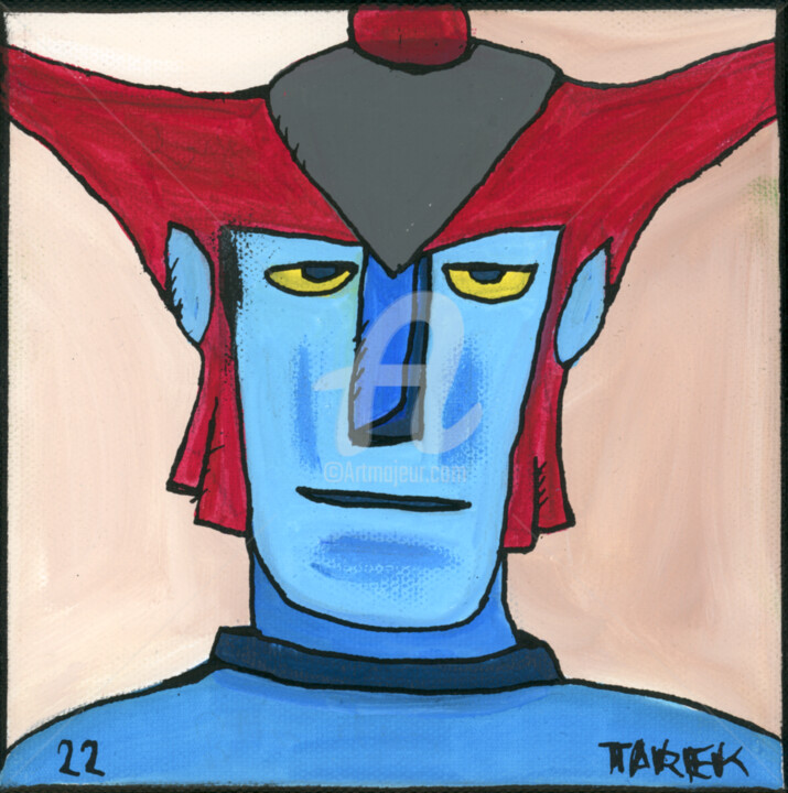Vega 1 绘画, 5.9x5.9 in