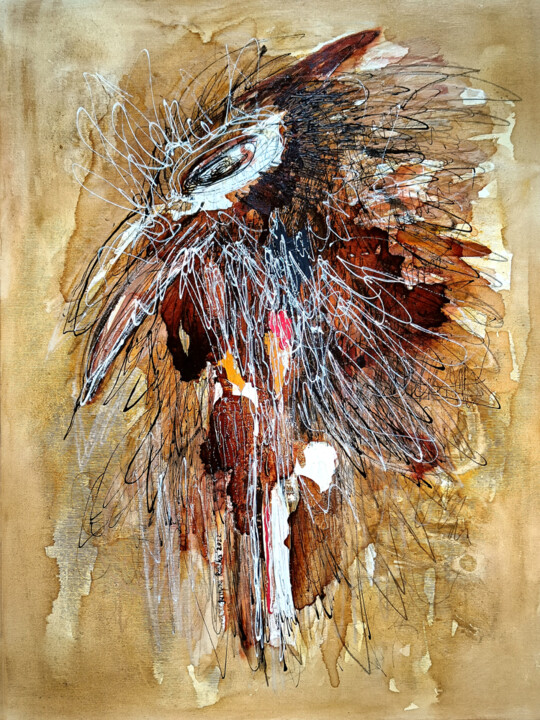 Ptak duży 绘画, 31.5x23.6 in