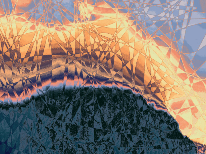 Digital Arts titled "Mostly Cloudy With…" by Ken Grzesik, Original Artwork, 2D Digital Work