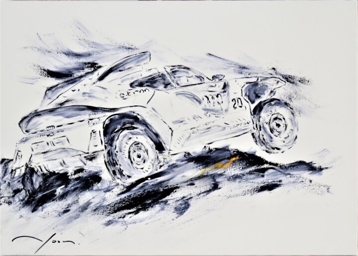 468_Audi-raid 绘画, 19.7x27.6 in