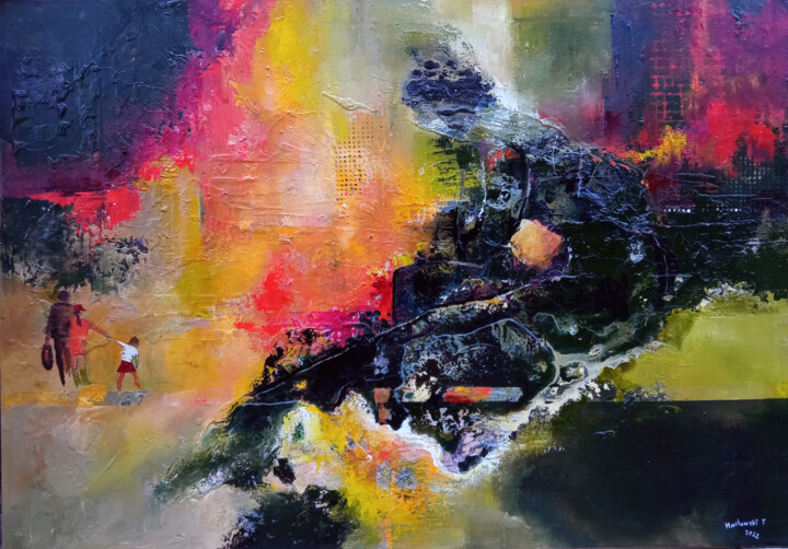 绘画,  27.6x39.4 in 