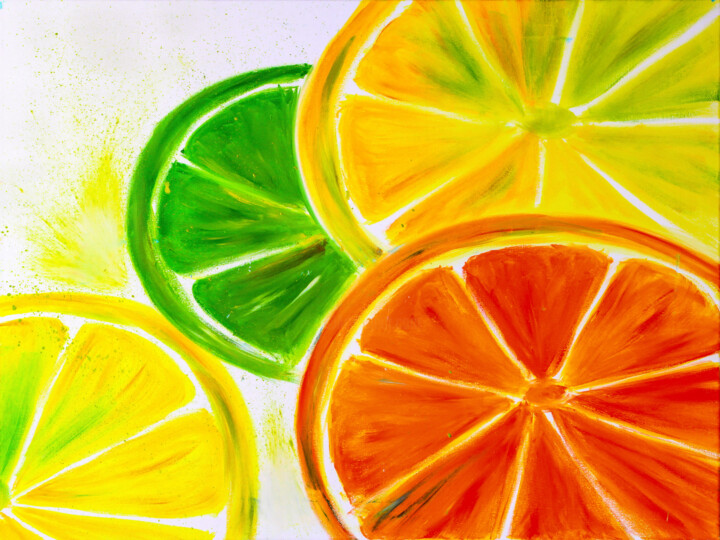 Vitamin C Painting Printmaking