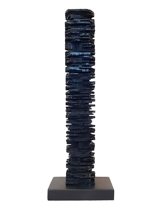 Sculpture titled "Labyrinth of time" by Lara Shabelnik, Original Artwork, Wood
