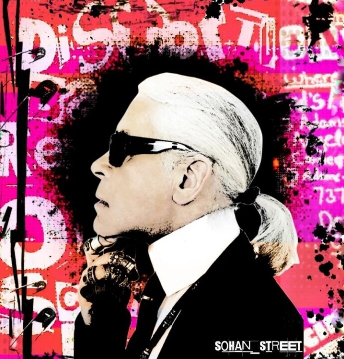 Digital Arts titled "KARL" by Sohan_street, Original Artwork, 2D Digital Work Mounted on Aluminium