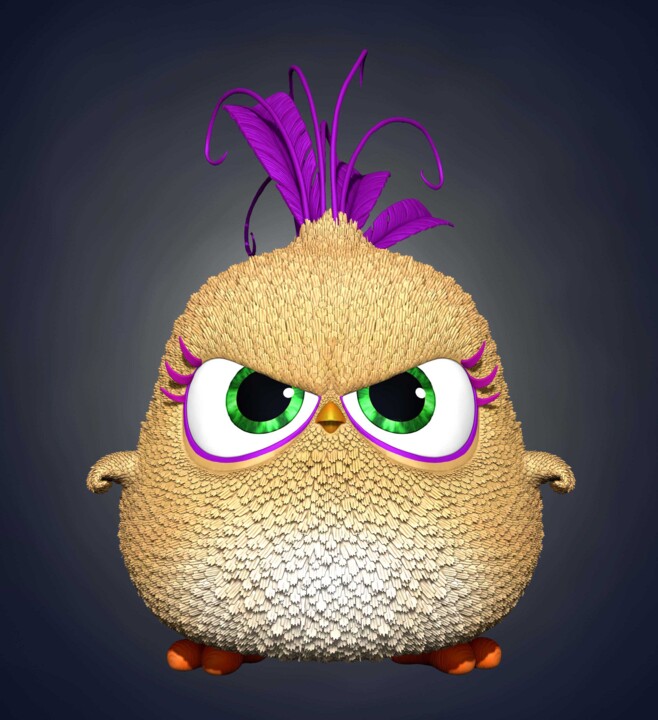 Digitale Kunst getiteld "Hatchlings Coral An…" door Yacine Brinis, Origineel Kunstwerk, 3D-modellering