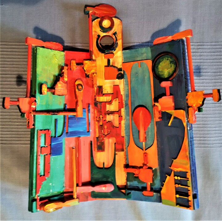 Новая реальность. Гимн торжества справедливости 雕塑, 15.4x14.2 in
