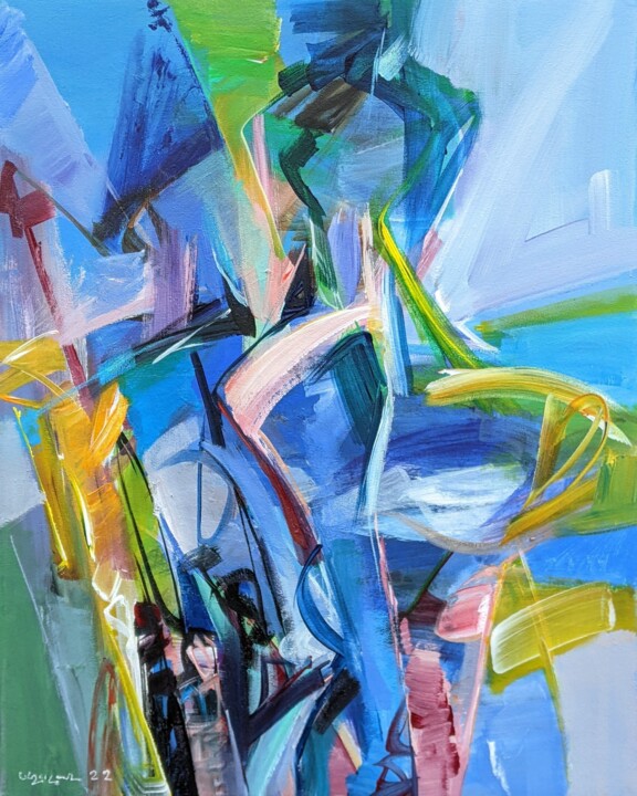 Composition / 7 guys & sister 绘画, 20x16 in