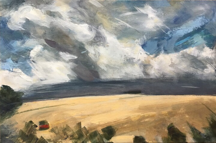 Approaching York 绘画, 15.8x23.6 in