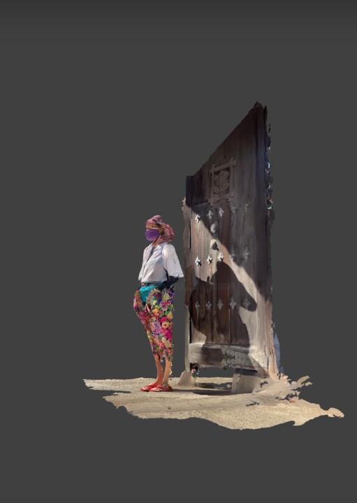 Grafika cyfrowa / sztuka generowana cyfrowo zatytułowany „Me” autorstwa Christine Vannier, Oryginalna praca, modelowanie 3d