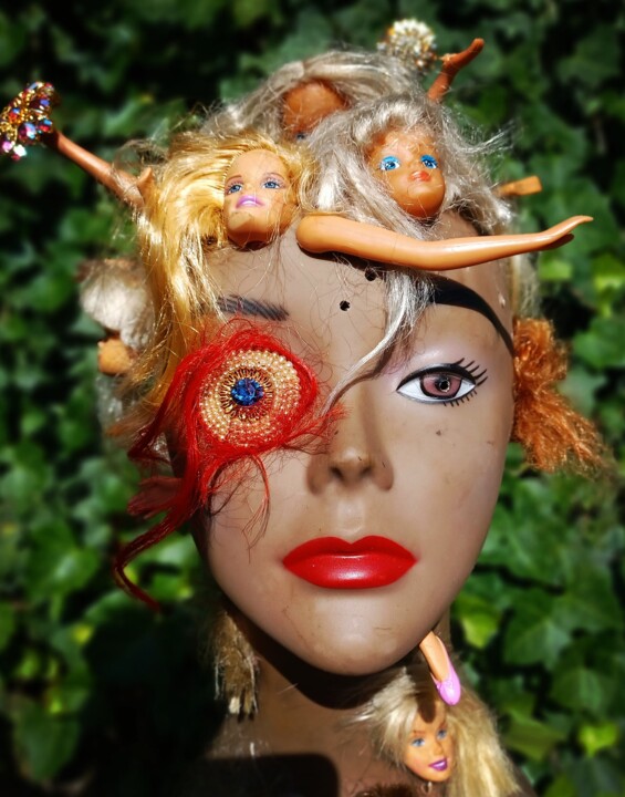 "Who's That girl" başlıklı Heykel Erico Pignoloni tarafından, Orijinal sanat, Plastik