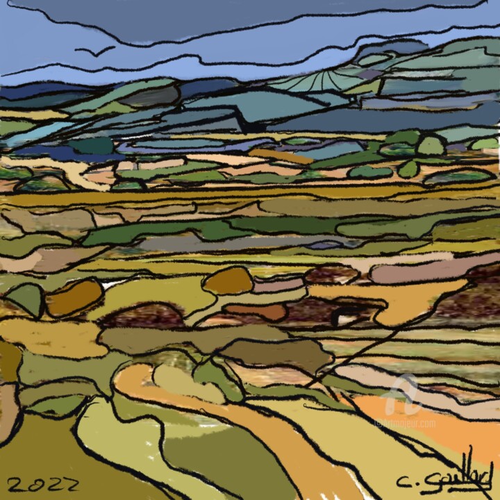 绘画,  48x48 in 