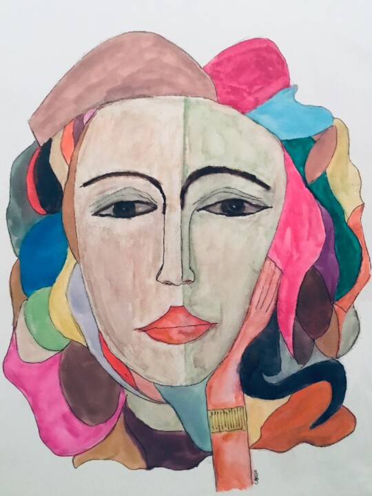 Unit #142 “Darling Francesca” 绘画, 20x16 in