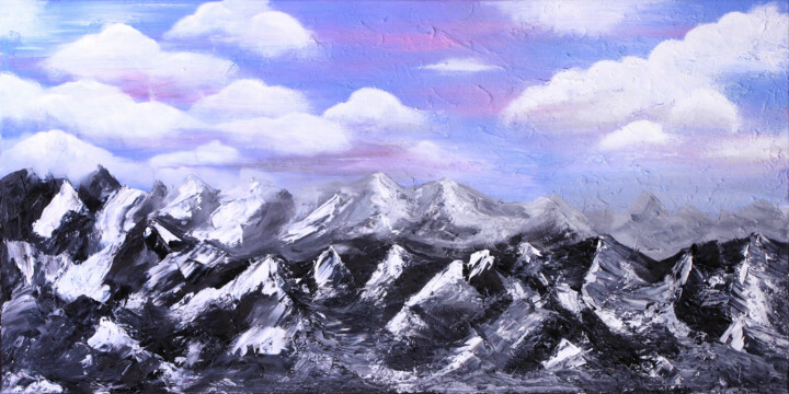 Rock wall art Painting 绘画, 15.8x31.5 in