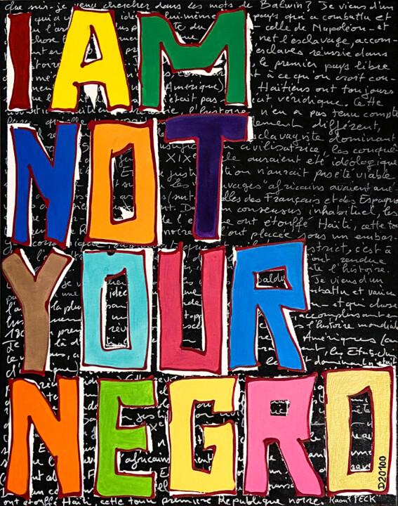 I am not your negro #2 绘画, 21.7x15.8 in