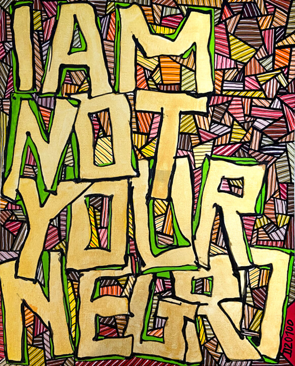I am not your negro #3 绘画, 16.1x13 in