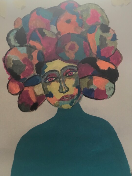 Unit #1B, “ Lovely Beatrice” 绘画, 24x20 in