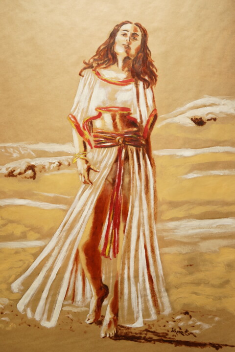 L'esprit du désert 绘画, 35.4x27.6 in
