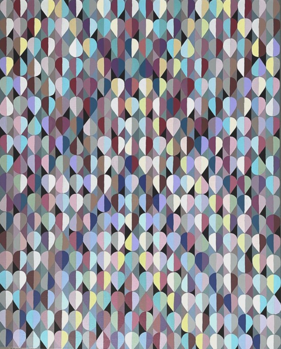 绘画 标题为“Drops of Joy Dark T…” 由Marina Astakhova, 原创艺术品, 丙烯
