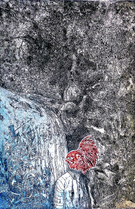 印花与版画,  9.8x7.5 in 