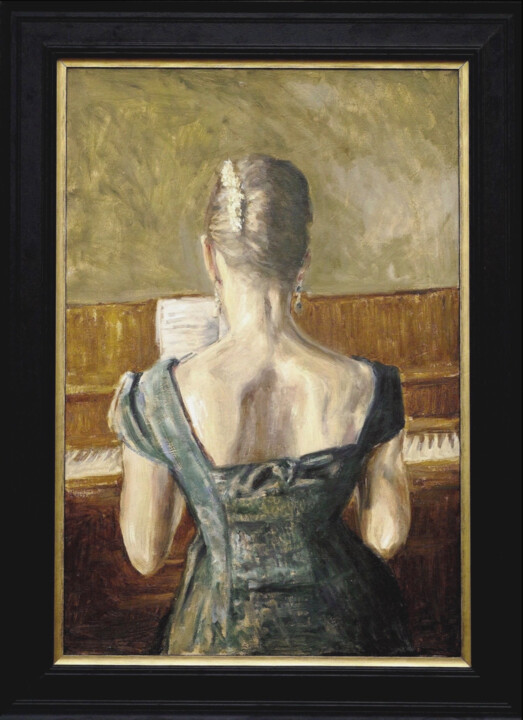 'Et L'Esprit Ailleurs' (And The Mind Elsewhere/Melody) 绘画, 91x61 in