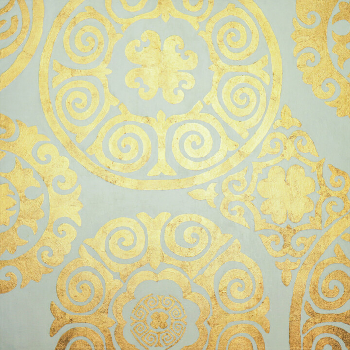 Bahyt bereke 绘画, 31.5x31.5 in