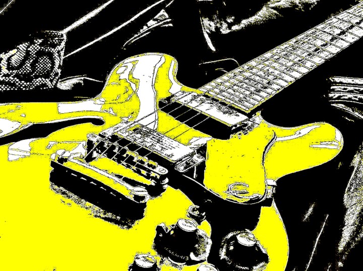 Guitar 7c8b 摄影, 30x40 in