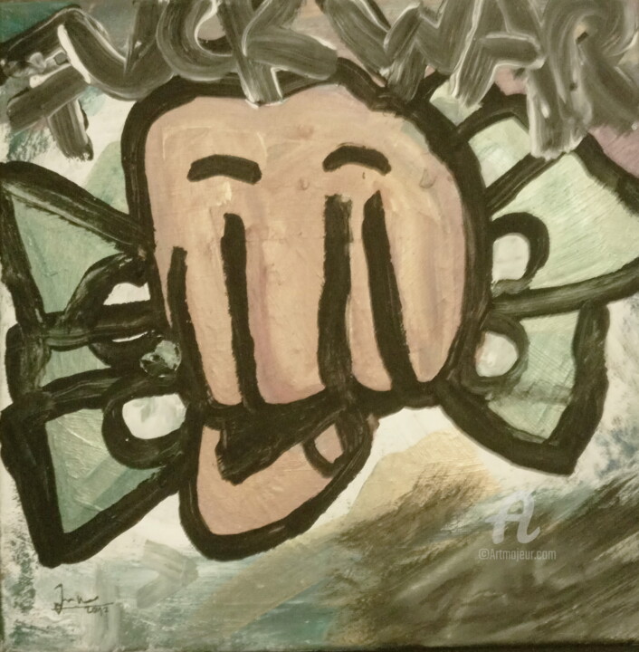 Peinture intitulée "BLOOD MONEY" par Skylor Timeless, Œuvre d'art originale, Acrylique