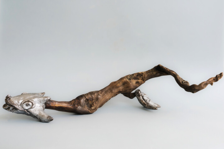 Haku 雕塑, 13.8x4.3 in