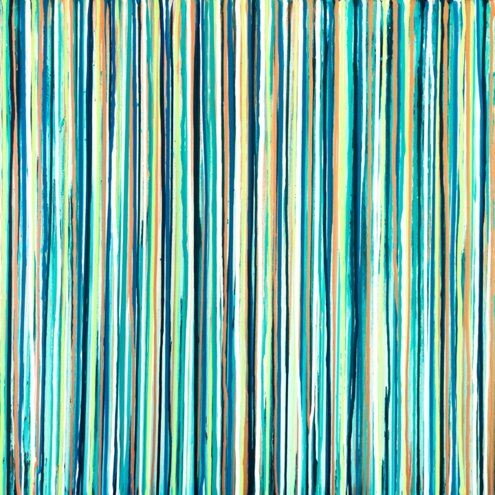 Painting titled "The Emotional Creat…" by Carla Sá Fernandes, Original Artwork, Acrylic Mounted on Wood Stretcher frame