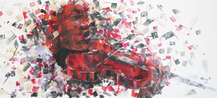 绘画,  15.8x35.4 in 