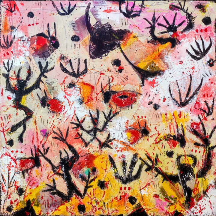 Mad wise men 绘画, 23.6x23.6 in