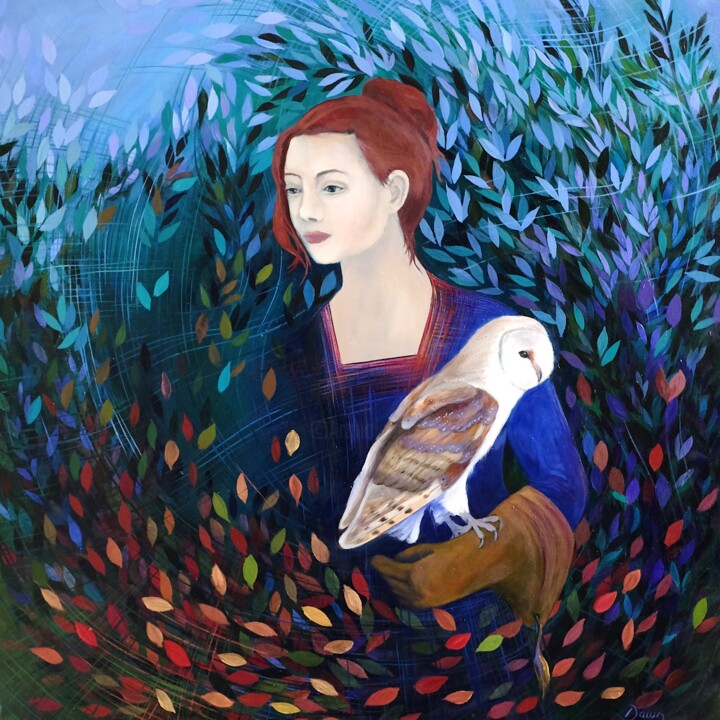 Painting titled "In Aftermaths of So…" by Dawn Rodger, Original Artwork, Oil