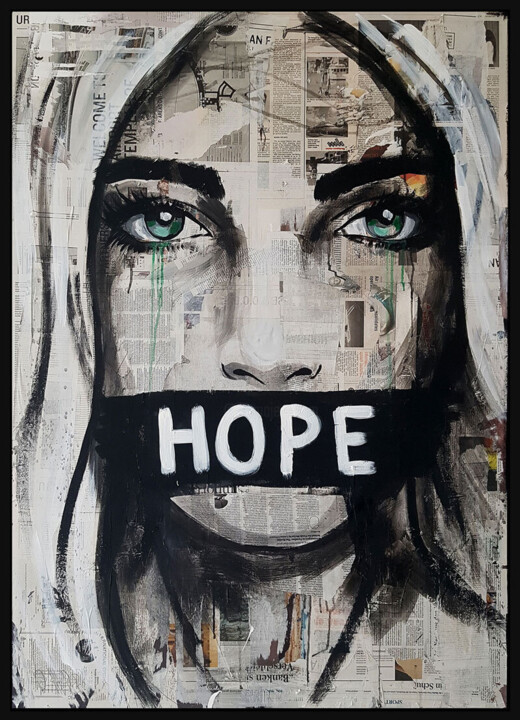 HOPE 绘画, 55.1x39.4 in