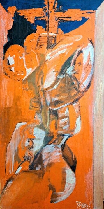 Crucifixion 绘画, 39.4x19.7 in
