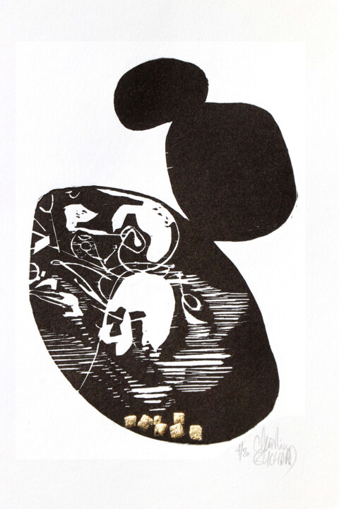 La pierre de patience 印花与版画, 8.3x5.8 in