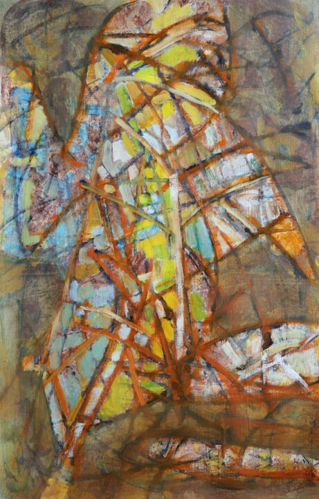 Peinture intitulée "Titysios" par Philippe Casaubon, Œuvre d'art originale, Huile