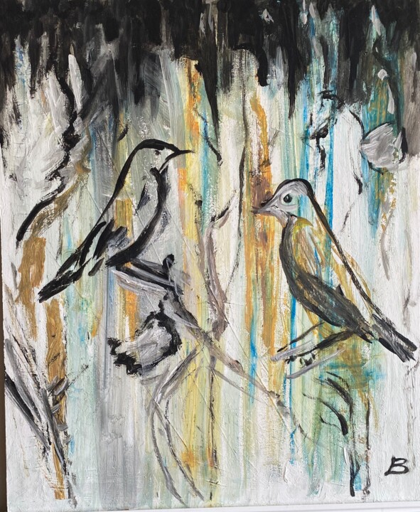 Nachtigallenwald 绘画, 23.6x19.7 in